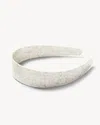 Machete Wide Headband In Terrazzo In Grey