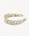 Machete Wide Headband In Terrazzo In Multi