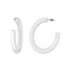 Machete Women's Form Hoops Earrings In Clear In Multi
