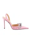 Machmach Bow-detail 105mm Slingback Pumps In Pink