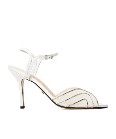 Machmach Opentoe Stilettoheel Sandal In White