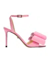 Machmach Round-headed High-heeled Sandals In Pink
