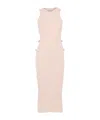 Machmach Round-neck Dress In Nude