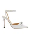 Machmach Solid Color Court Shoes In White