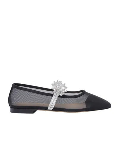 Machmach Square-toed Mary Jane Shoes In Gray