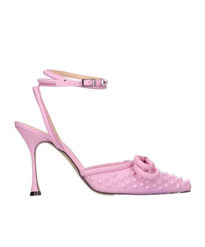 Machmach Stiletto Heel Sandals With Ankle Strap In Multi