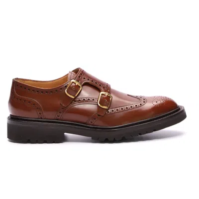 Macian Women's Brown Virginia Double Monk - Hazelnut