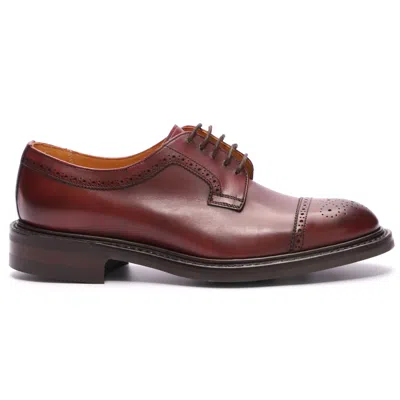 Macian Women's Red Sophie Derby Shoes - Burgundy