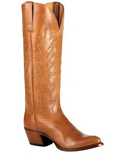 Pre-owned Macie Bean Women's Elle On Wheels Western Boot - Pointed Toe - M5226 In Brown