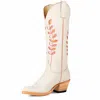Macie Bean Women's Hotshot Boots In Ivory Pink In White