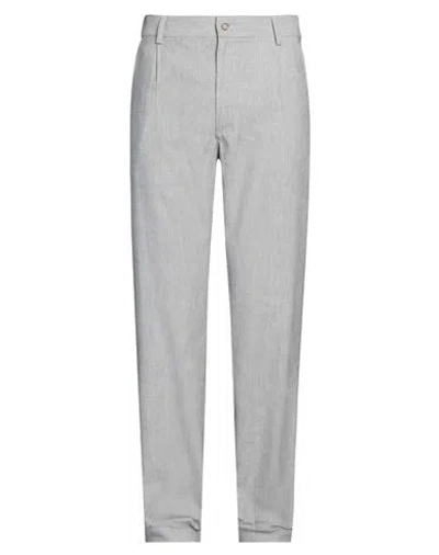 Maciel Man Pants Navy Size Xl Cotton, Linen In Navy Blue