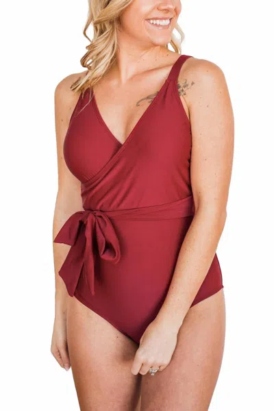 Mack & Mal Women's Swimsuit In Red