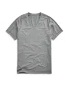 Mack Weldon 18 Hour Extra Slim Fit Jersey V Neck Undershirt In Grey Heath