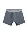 Mack Weldon 18 Hour Jersey Boxer Briefs In Slate Eyeroll