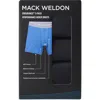 Mack Weldon 3-pack Endurance Fx Boxer Briefs In Blue