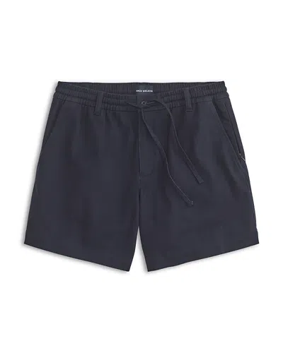 Mack Weldon 7 Stretch Twill Shorts In Blue