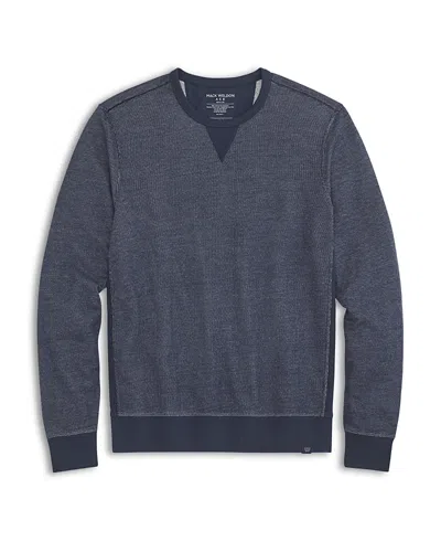 Mack Weldon Ace Crewneck Sweatshirt In Blue