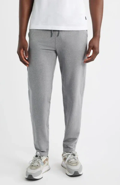 Mack Weldon Ace Stretch Cotton French Terry Sweatpants In Gray