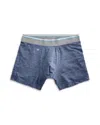 Mack Weldon Airknitx Boxer Briefs In Indigo Heather