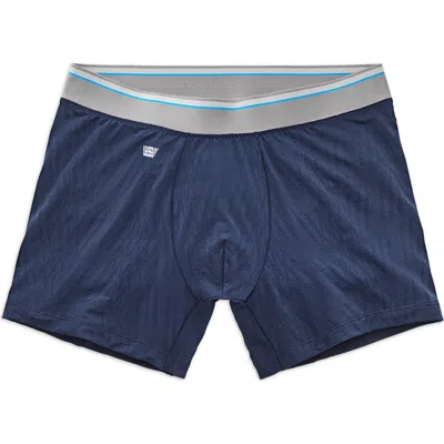 Mack Weldon Airknitx Hd Performance Boxer Briefs In Blue
