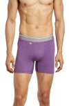 Mack Weldon Airknitx Performance Boxer Briefs In Napa Crush Heather