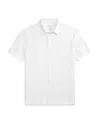 Mack Weldon Airknitx Performance Polo Shirt In Bright White