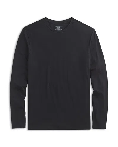 Mack Weldon Cloud Fx Long Sleeve Crew In Black