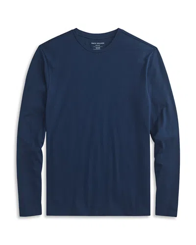 Mack Weldon Cloud Fx Long Sleeve Crew In Blue
