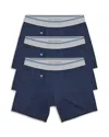 Mack Weldon Cloudfx Boxer Briefs, Pack Of 3 In True Navy