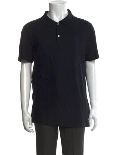 Pre-owned Mack Weldon Collar Short Sleeve Polo Shirt In Black