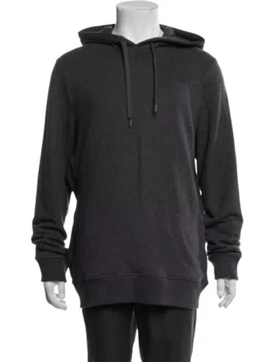 Pre-owned Mack Weldon Crew Neck Long Sleeve Hoodie In Gray