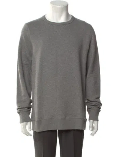 Pre-owned Mack Weldon Crew Neck Long Sleeve Pullover In Grey