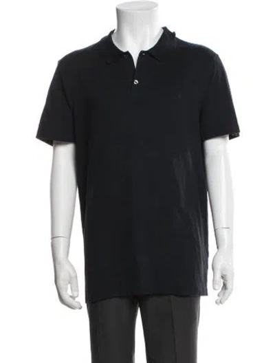 Pre-owned Mack Weldon Crew Neck Short Sleeve Polo Shirt In Black