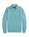 Mack Weldon Half Zip Tech Sweater In Blue