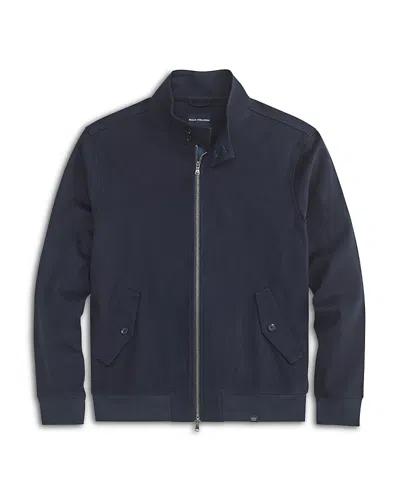 Mack Weldon Harrington Twill Jacket In Blue