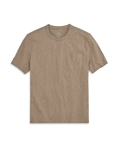 Mack Weldon Heavyweight Pocket T-shirt In Brown