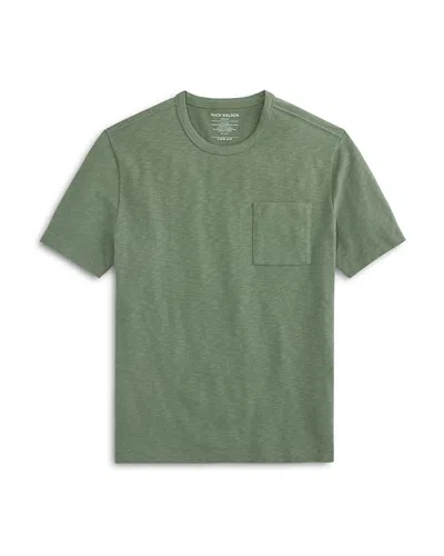 Mack Weldon Heavyweight Pocket T-shirt In Green