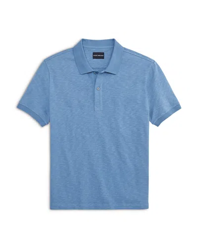 Mack Weldon Heavyweight Polo Shirt In Blue