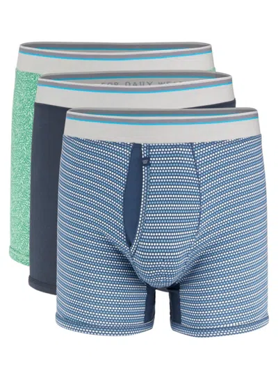 Mack Weldon Men's 3-pack 18-hour Boxer Briefs In Neutral