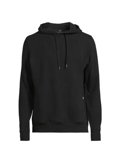 Mack Weldon Men's Ace Drawstring Hoodie In True Black