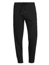 Mack Weldon Ace Modern Fit French Terry Sweatpants In True Black