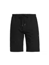 Mack Weldon Men's Ace Drawstring Sweatshorts In True Black