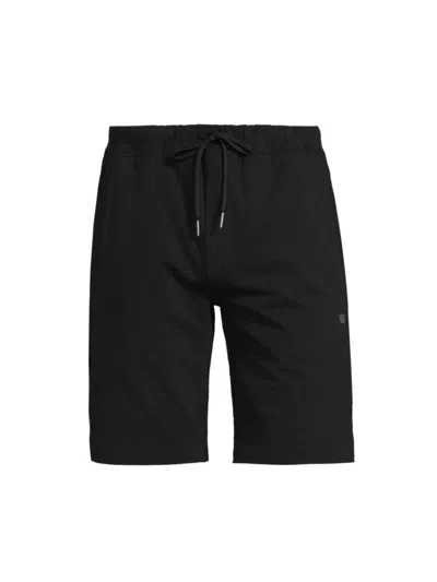 Mack Weldon Men's Ace Drawstring Sweatshorts In True Black