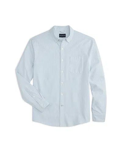 Mack Weldon Oxford Button Down Pocket Shirt In Blue