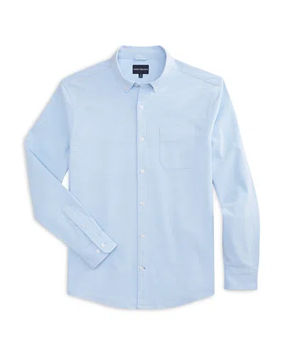 Mack Weldon Oxford Button Down Pocket Shirt In Blue