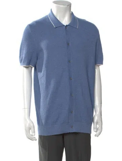 Pre-owned Mack Weldon Short Sleeve In Blue