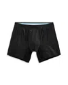 Mack Weldon Silver Hd Boxer Brief In True Black