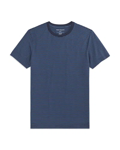 Mack Weldon Slim Fit Crewneck Tee In Navy/crosswind