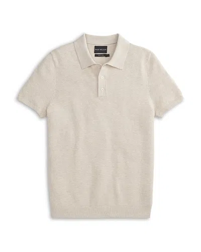 Mack Weldon Tech Linen Polo Shirt In Neutral
