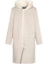 Mackage Hooded Duffel Coat In Neutrals